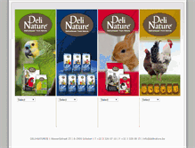 Tablet Screenshot of delinature.com